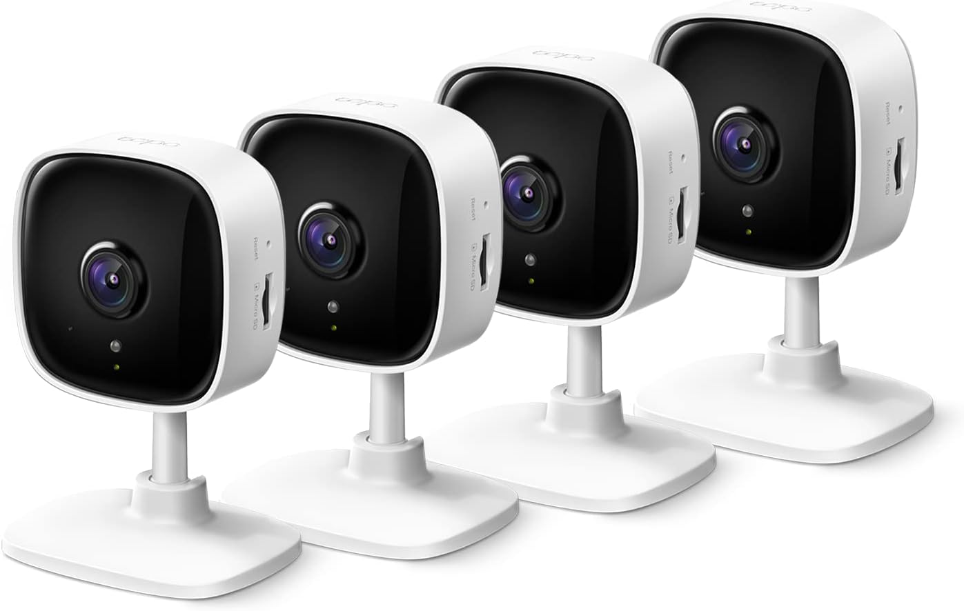 TP-Link Tapo 2K Home Indoor Security Wi-Fi Camera 4 Pack (Tapo C110P4)