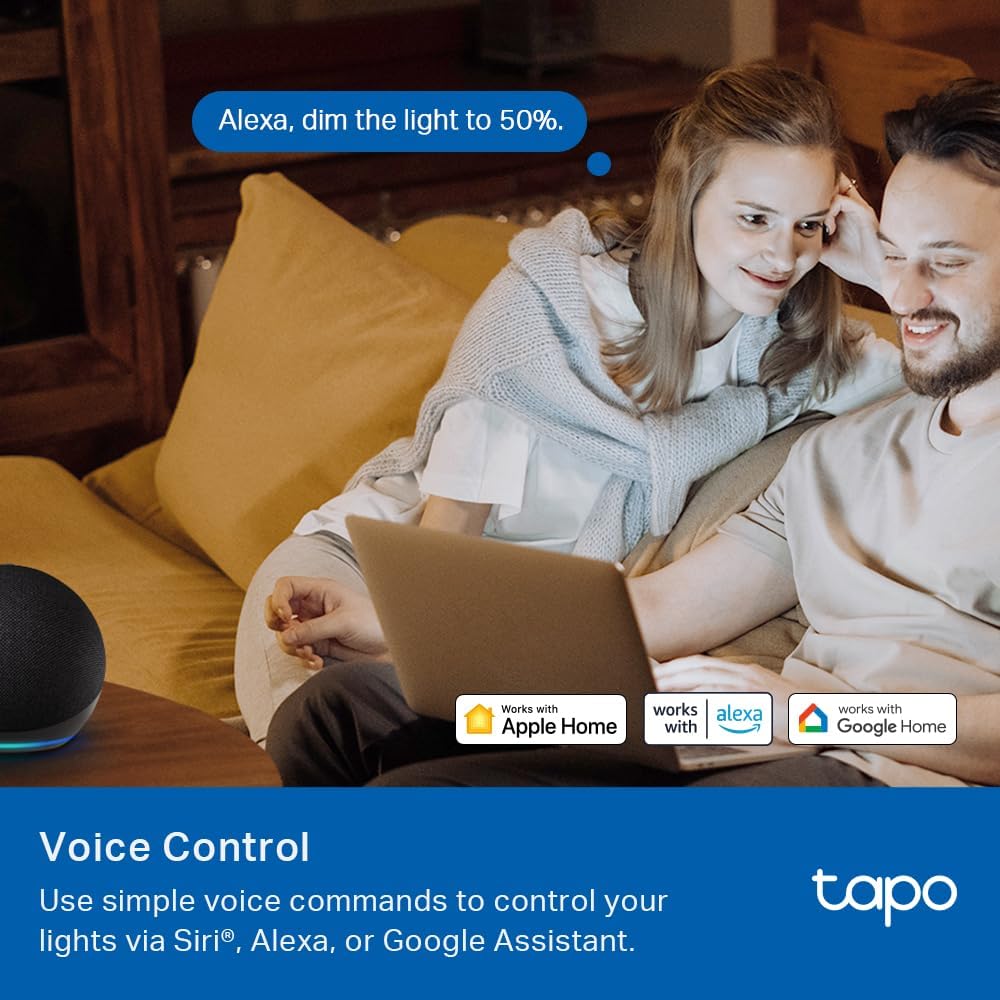 Tapo Smart Wi-Fi Dimmer 3-Way Light Switch with Matter-Certified 2-Pack