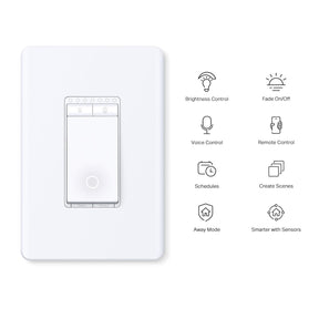 Tapo Smart Wi-Fi Dimmable Rocker Switch 4-Pack