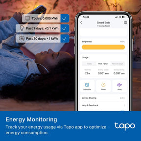 Tapo Smart Wi-Fi Dimmable Light Bulb 4-Pack