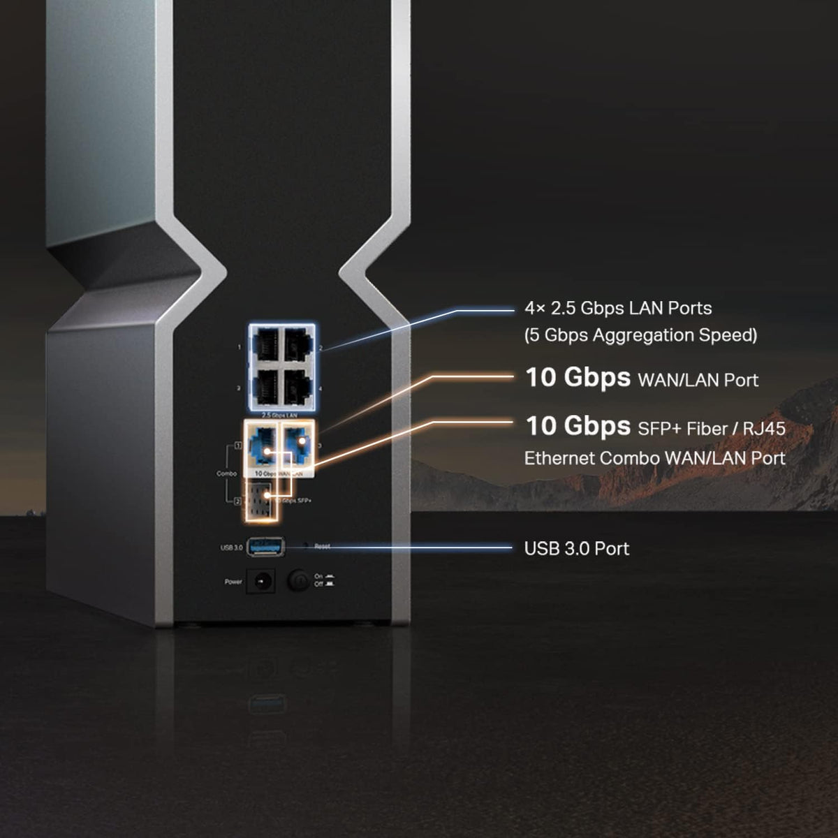 tp link archer be550 tri band wifi 7 router