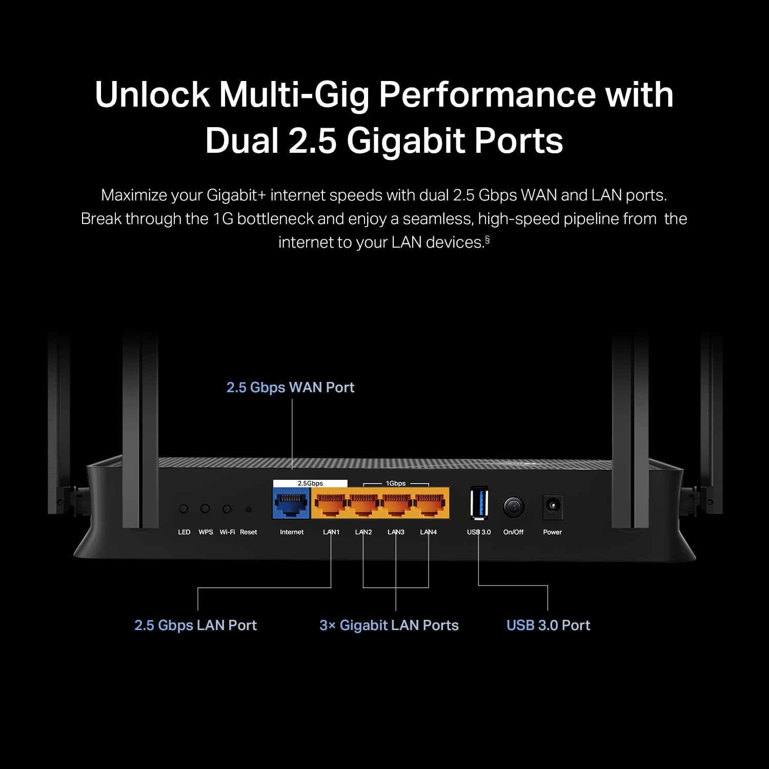 Archer BE3600 Dual-Band WiFi 7 Wireless Router