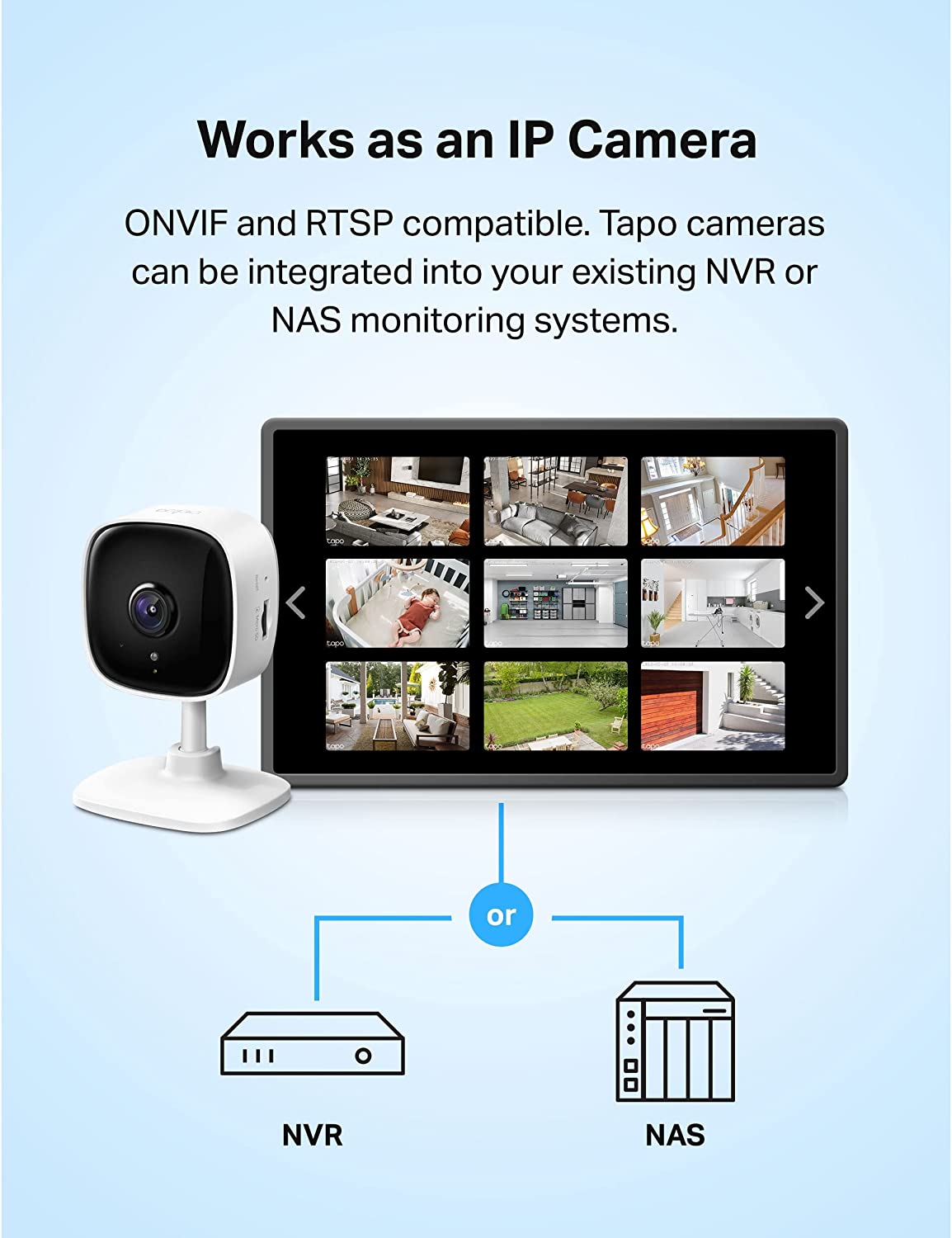 TP-Link Tapo 2K QHD Security Camera, Indoor/Outdoor, 𝟮𝟬𝟮𝟰 𝗣𝗖𝗠𝗮𝗴  𝗘𝗱𝗶𝘁𝗼𝗿'𝘀 𝗖𝗵𝗼𝗶𝗰𝗲, Color Night Vision, Free Person/Pet/Vehicle  Detection, Invisible IR