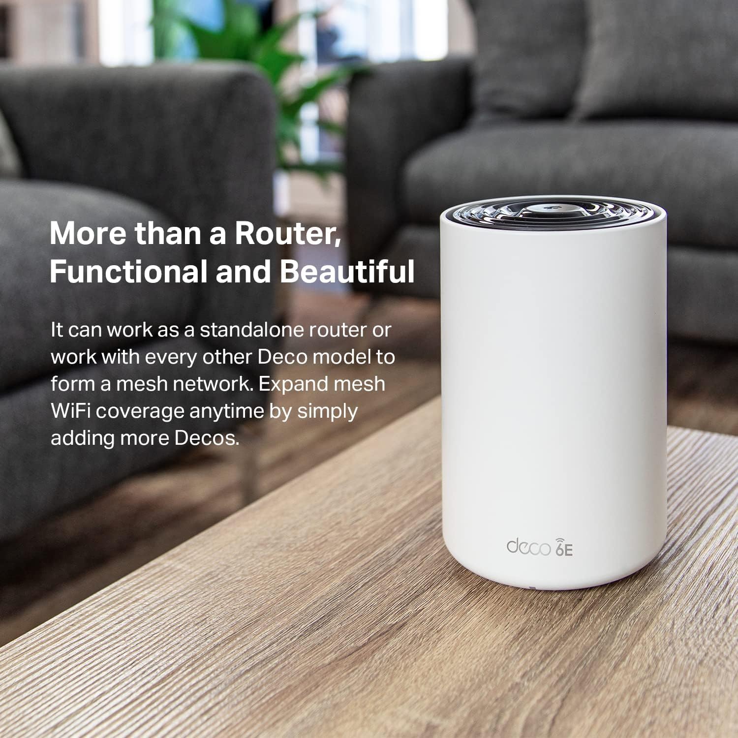 Wi-Fi 6E Tri-Band AXE5400 Mesh Router, Deco XE75 1-Pack – TP-Link Tapo ...