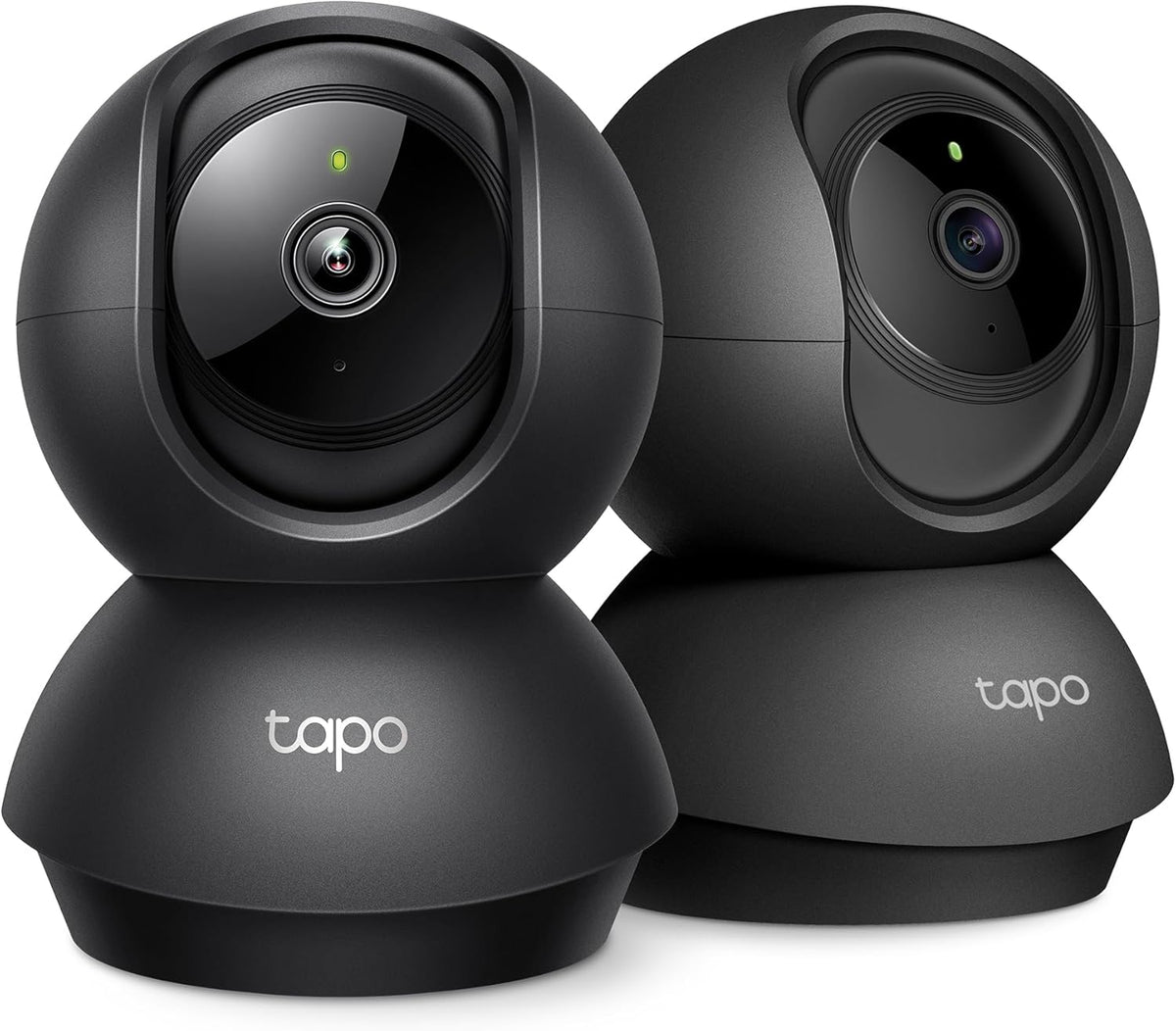 Tapo Pan/Tilt 2K High Definition Wi-Fi Home Security Camera Black