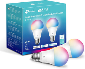 Kasa Smart Light Bulbs, Dimmable, Works with Alexa and Google Home, No Hub Required, KL125P2