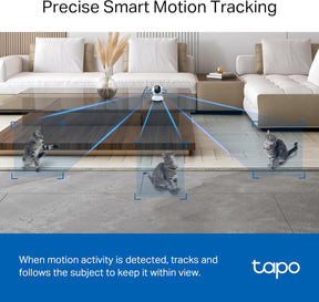 Tapo Pan/Tilt 2K QHD High Definition Wi-Fi Home Security Camera