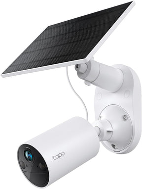 Tapo Wire-Free Indoor/Outdoor 1080P Full HD Solar-Powered Security Camera Kit with IP65 Waterproof Protection