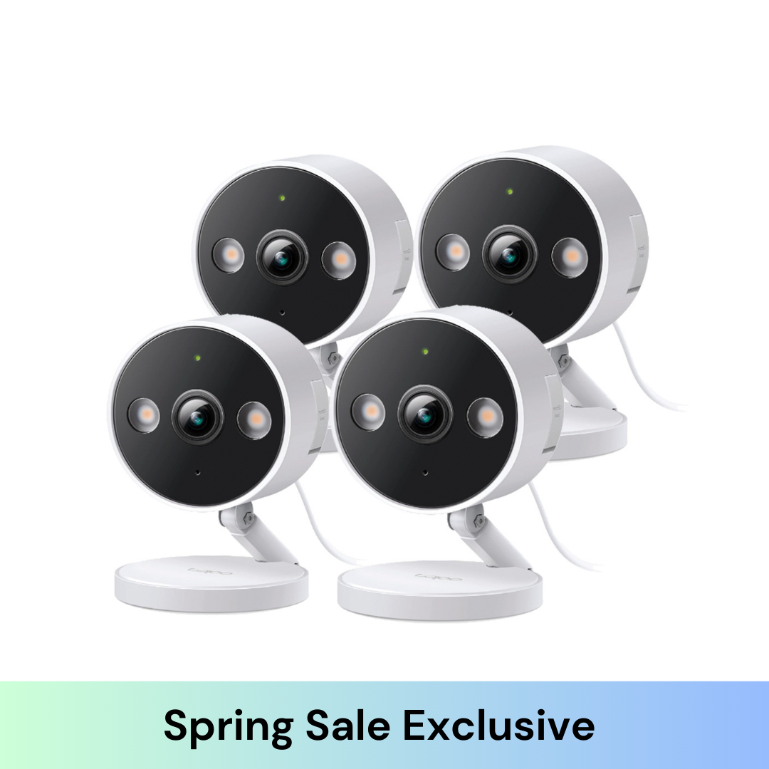 Hybrid Cam Multi-Pack –2K QHD Indoor/Outdoor Surveillance Camera  4 Pack