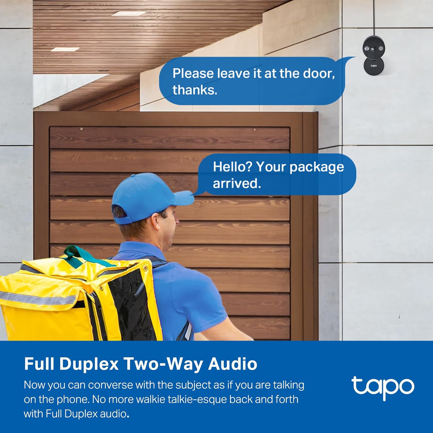 Tapo Indoor/Outdoor Wi-Fi Home Security Camera Black