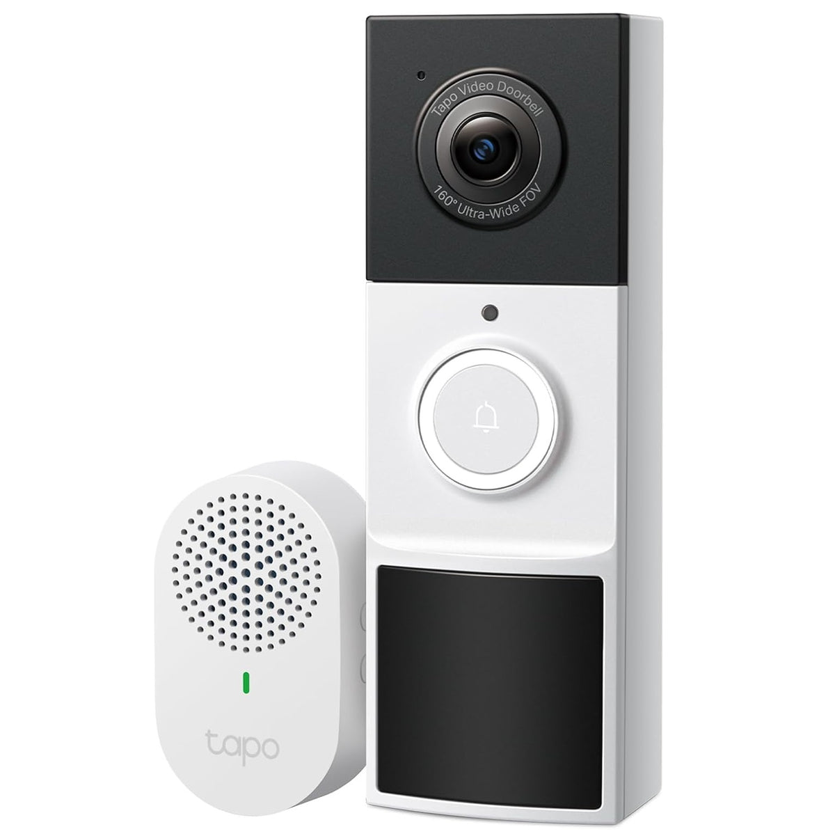 Tapo 2K Smart Battery Video Doorbell with Color Night Vision and Ultra-Wide View