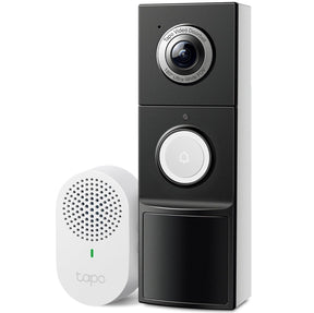 Tapo 2K QHD Smart Video Doorbell with Chime, Battery & Hardwired