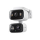 2K Dual Lens Pan/Tilt Indoor/Outdoor Security Camera, Tapo C246D HybridCam Duo