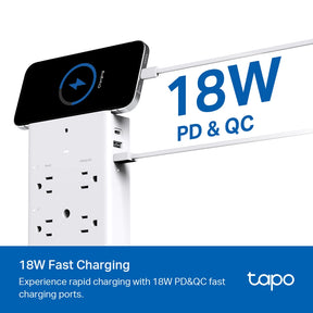 Tapo P306 Smart Plug WiFi Outlet Extender, Surge Protector