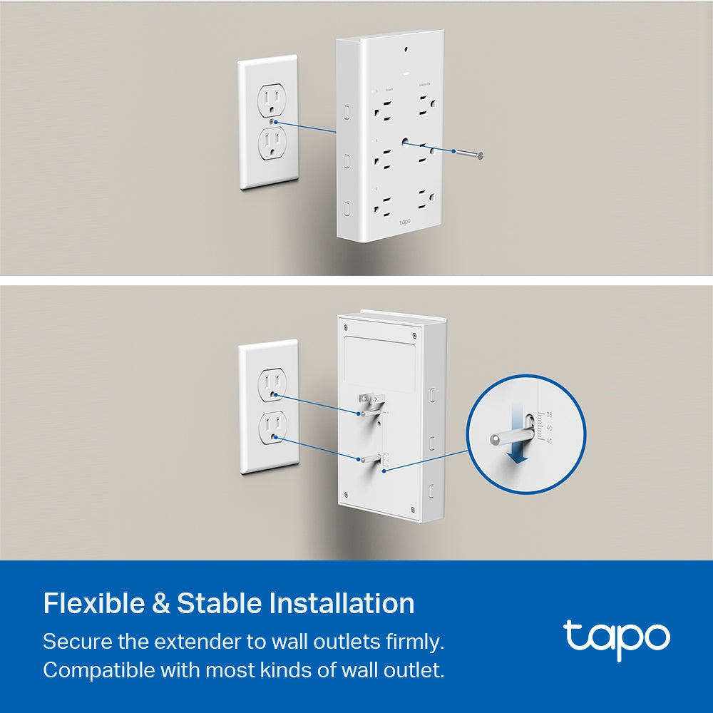 Tapo P306 Smart Plug WiFi Outlet Extender, Surge Protector