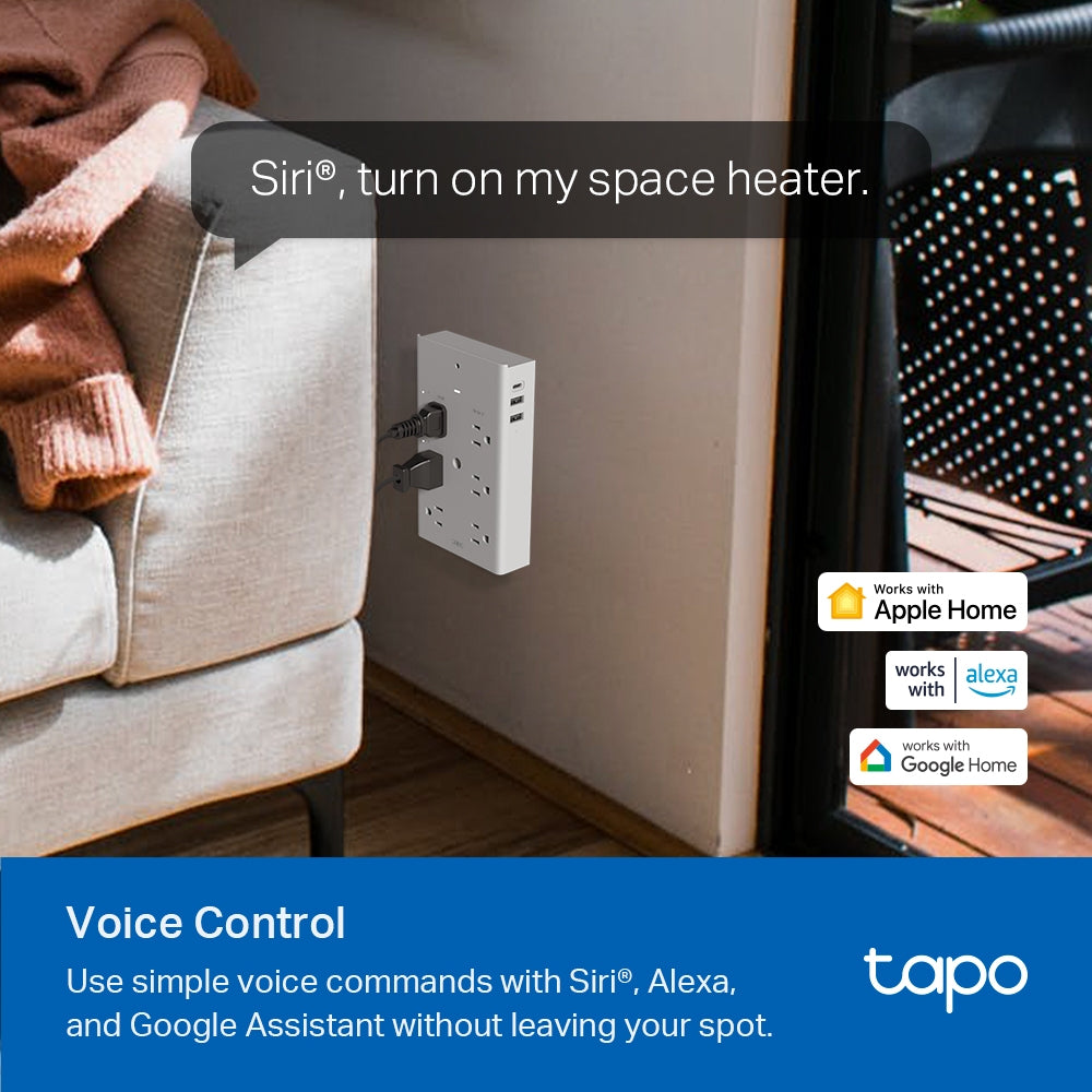 Tapo P306 Smart Plug WiFi Outlet Extender, Surge Protector