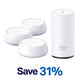 Wi-Fi 7 Dual-Band Outdoor Mesh Bundle, Deco BE25 3-pack & BE25-Outdoor