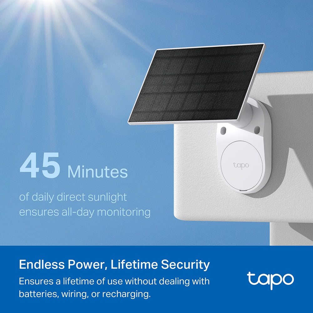 Tapo SolarCam 3-pack 2K Smart Wire-Free Security Camera with Solar Panel