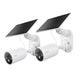 SolarCam 2K QHD Wireless Camera with Solar Panel,  Tapo C425 Kit 2-Pack