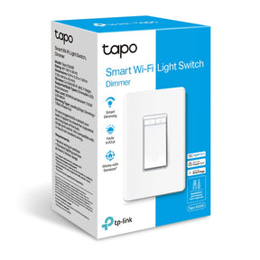 TP-Link Tapo Smart Dimmer Switch, Single Pole, No Hub Required, White (Tapo S500D)