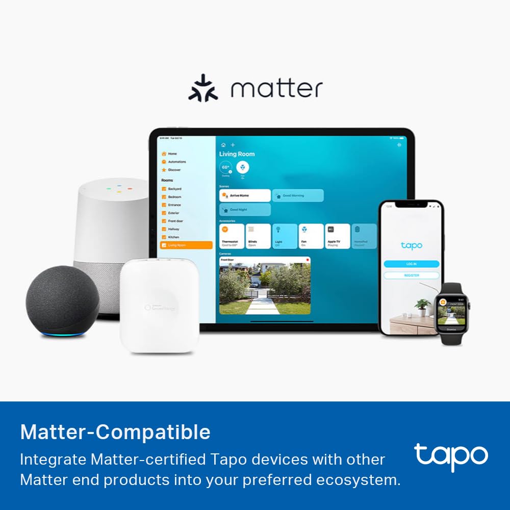 Tapo Matter-Compatible Smart Light Bulb, 1100 Lumens (75W Equivalent) Tapo L535E