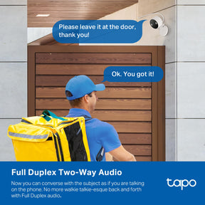 Tapo 2K QHD Indoor/Outdoor Wired Security Camera（Tapo C120）