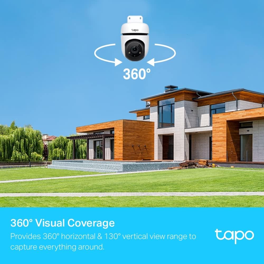 TP-Link Tapo 2K QHD Security Camera Outdoor Wired, Starlight