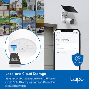 Tapo SolarCam 3-pack 2K Smart Wire-Free Security Camera with Solar Panel