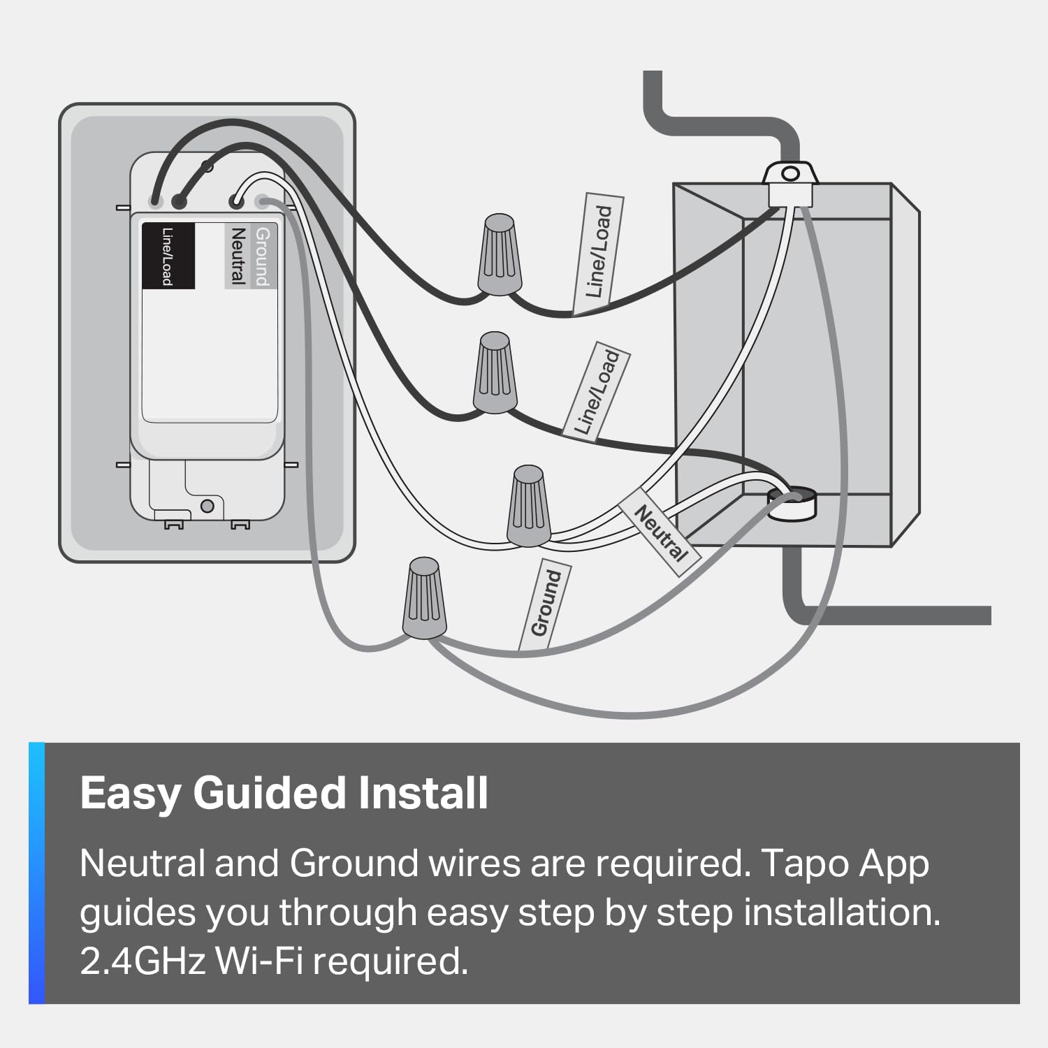 TP-Link Tapo Matter Smart Light Switch: control de voz con Siri, Alexa y  Google Home | Certificado UL | Temporizador y horario | Fácil instalación