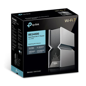 TP-Link Archer BE24000 Quad-Band WiFi 7 Router with Dual 10 Gbps Multi-Gig Ethernet Ports and LED Touch Screen,12 High Performance Antennas (Archer BE900)
