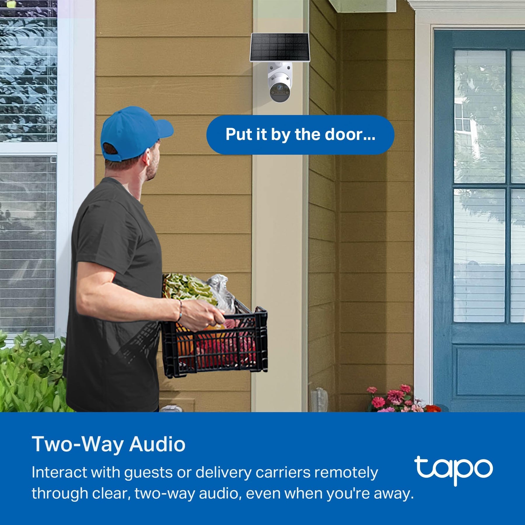 Tapo SolarCam 3-pack 2K Smart Wire-Free Security Camera with Solar Panel