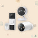 Home Monitoring Bundle – 2K Battery Doorbell + 2K Indoor/Outdoor Cam + 2K Battery Cam