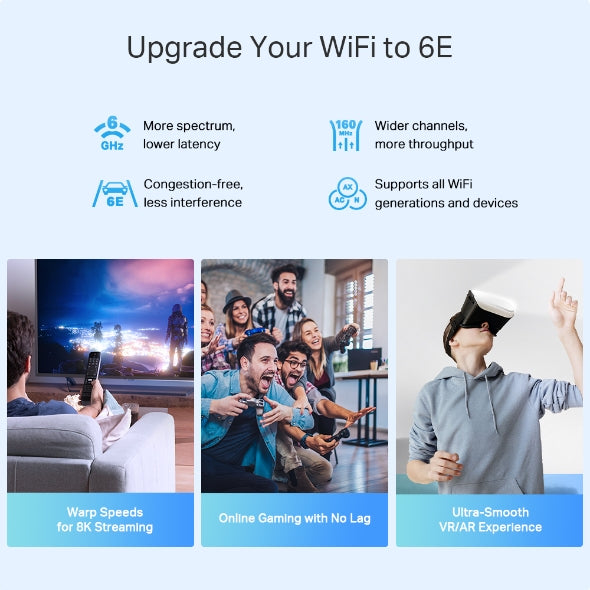 TP-Link WiFi 6E Tri-band Mesh System with 2.5G WAN/LAN (Deco XE75 Pro)