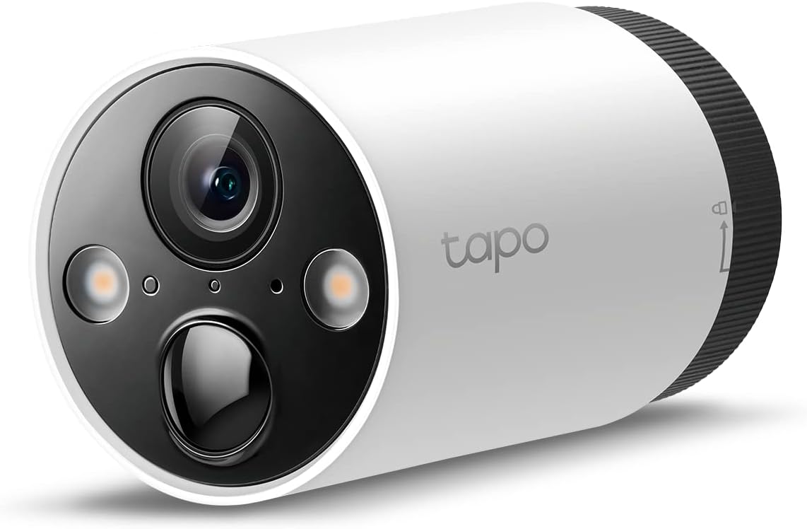 TP-Link Tapo 2K Pan/Tilt Security Camera , Night Vision, White (Tapo C